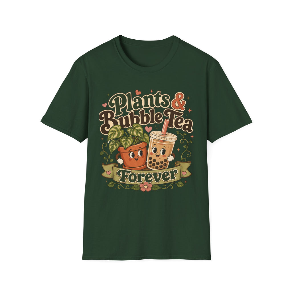 Plants & Bubble Tea Forever C1 T-Shirt