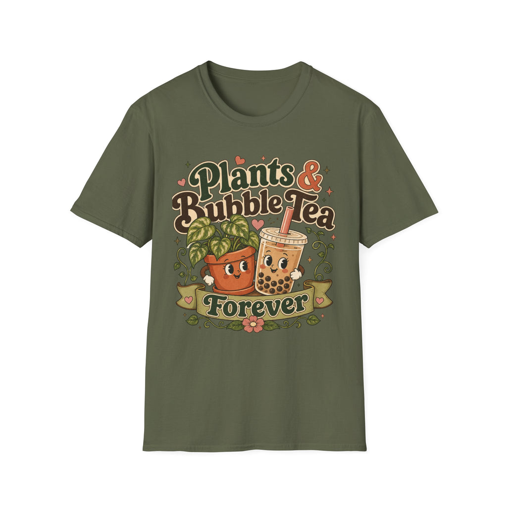 Plants & Bubble Tea Forever C1 T-Shirt