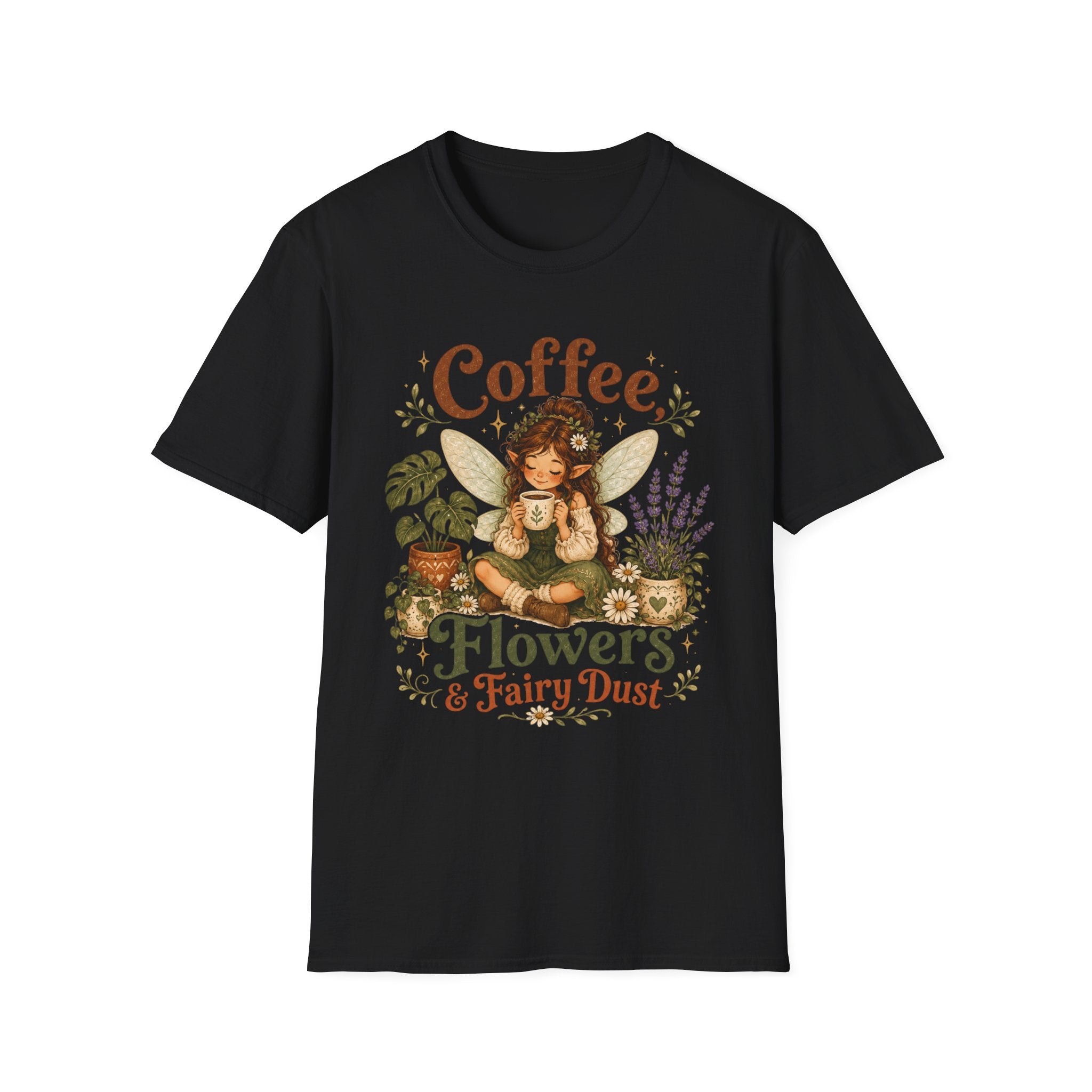 Coffee, Flowers & Fairy Dust C2 T-Shirt