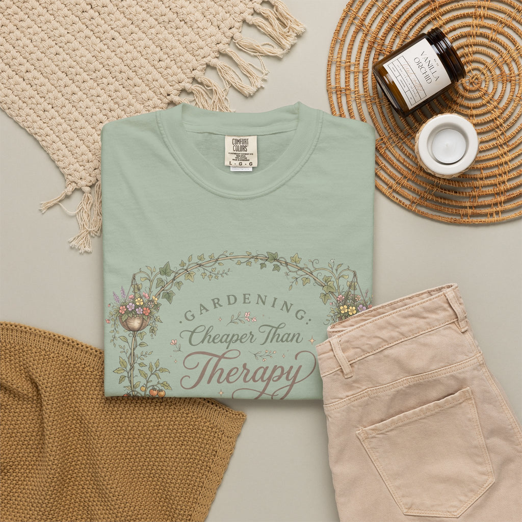 Gardening: Cheaper than Therapy Premium T-Shirt