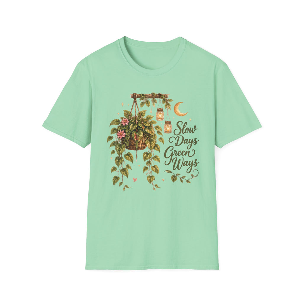 Slow Days, Green Ways Garden C4 T-Shirt