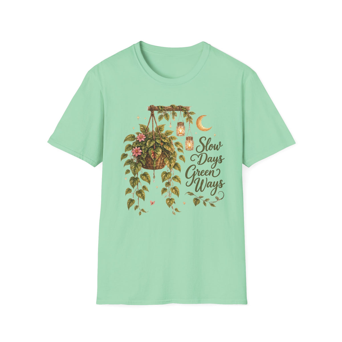 Slow Days, Green Ways Garden C4 T-Shirt