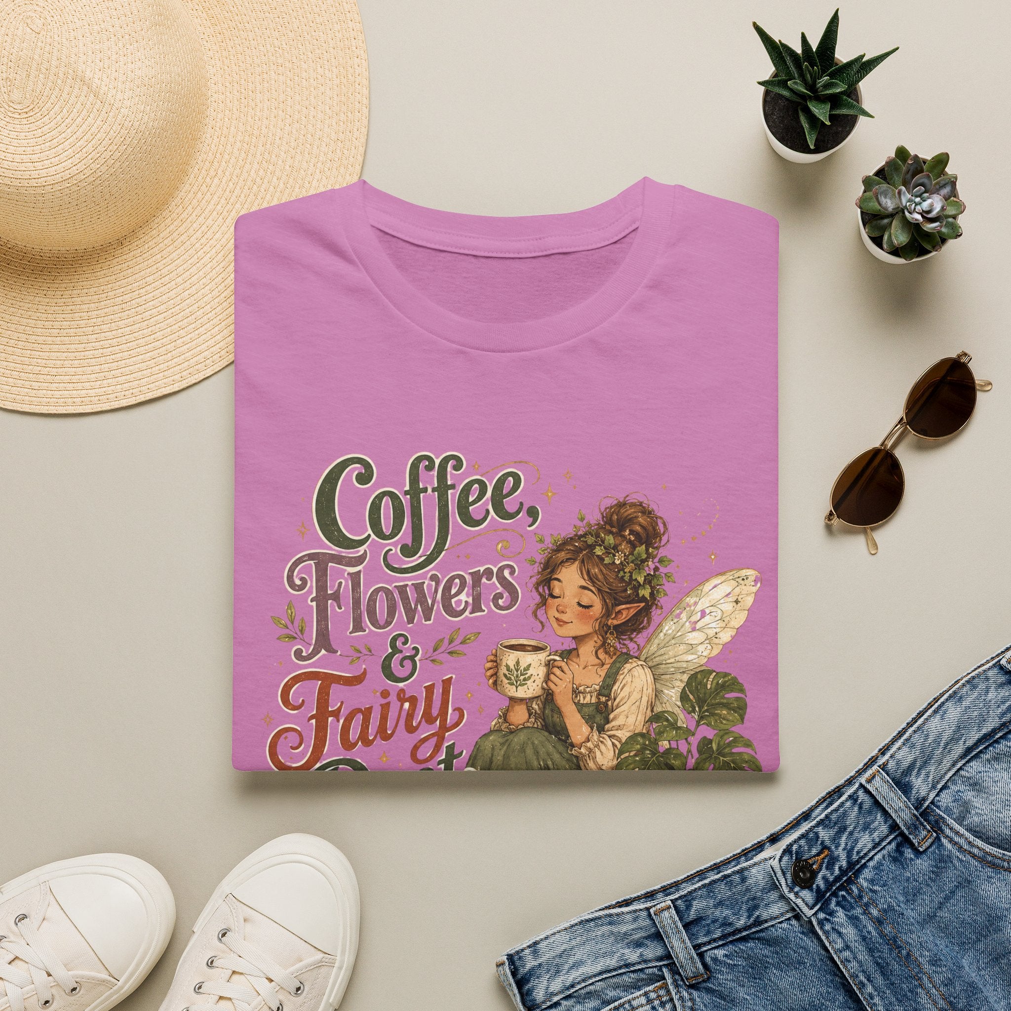 Coffee, Flowers & Fairy Dust C1 T-Shirt