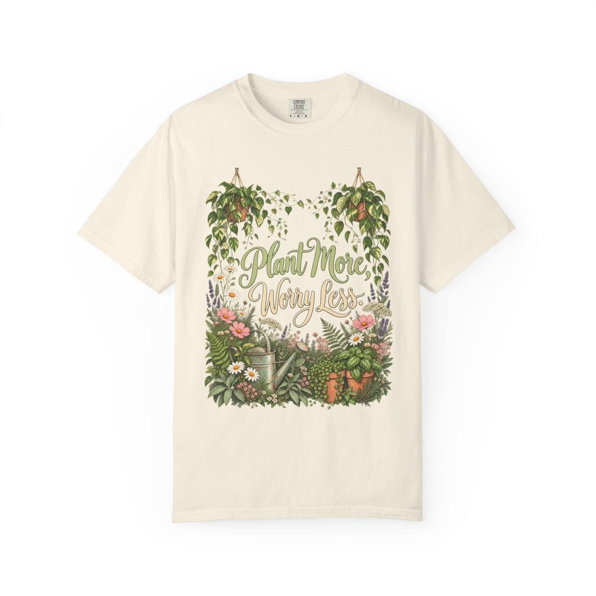 Plant More Worry Less C1 - Premium T-Shirt
