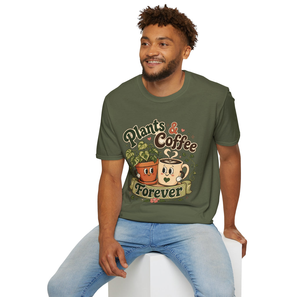 Plants & Coffee Forever C1 T-Shirt