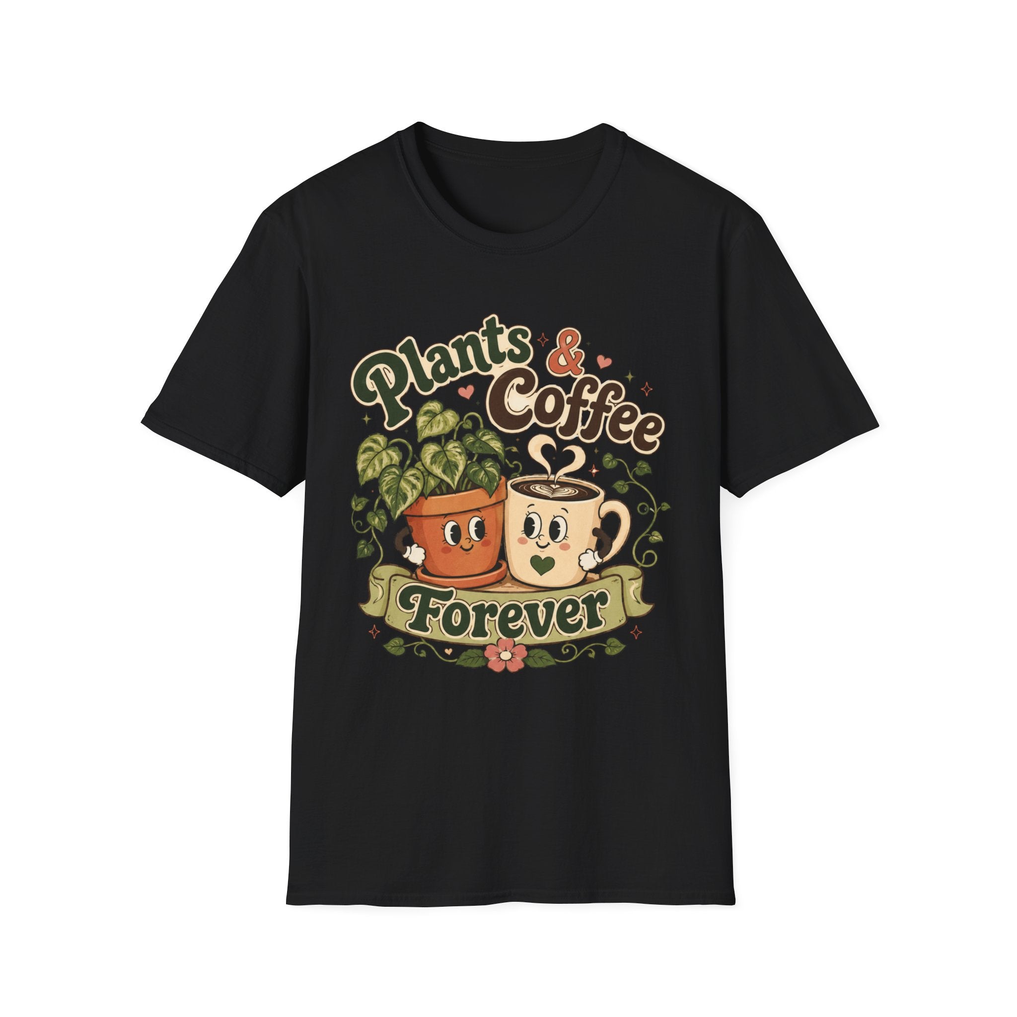 Plants & Coffee Forever C1 T-Shirt