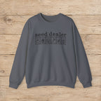 Seed Dealer Crewneck Sweatshirt – Botanical Seed Packet Graphic