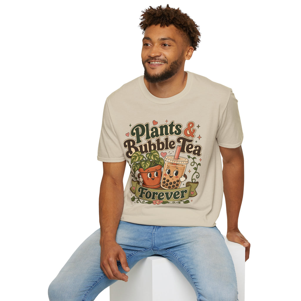 Plants & Bubble Tea Forever C1 T-Shirt