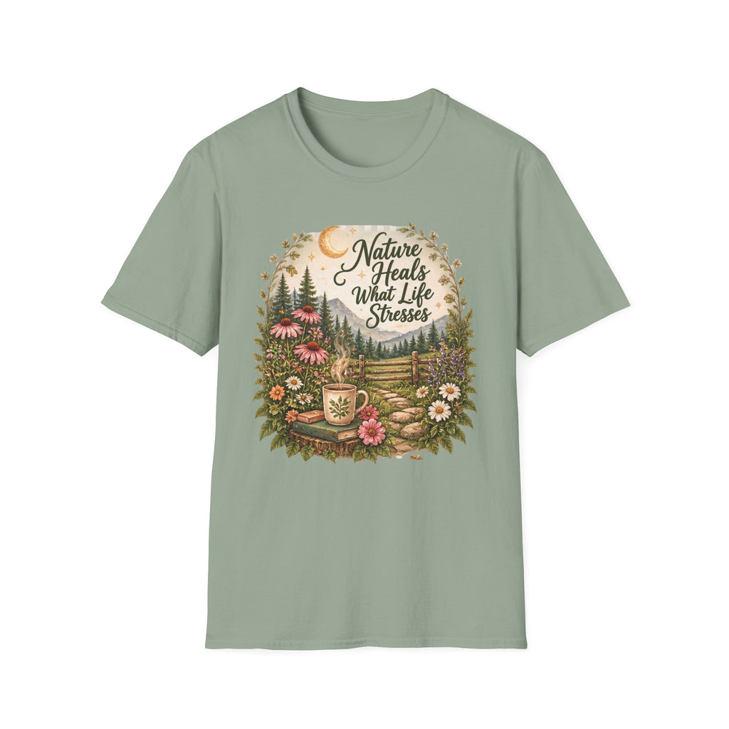 Natural Heals What Life Stresses C1 T-Shirt