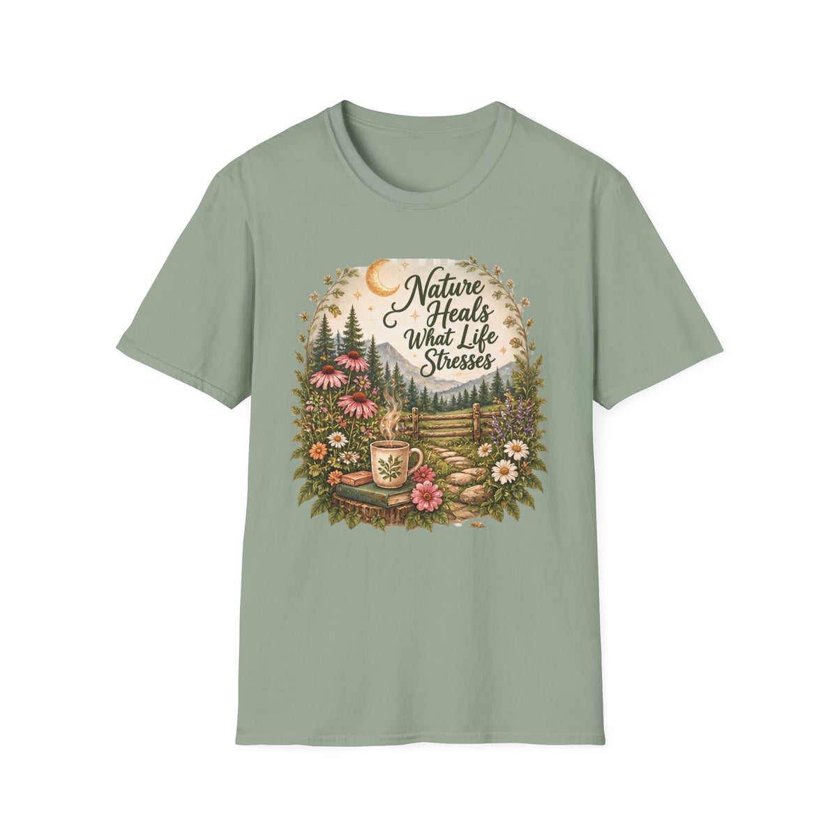 Natural Heals What Life Stresses C1 T-Shirt