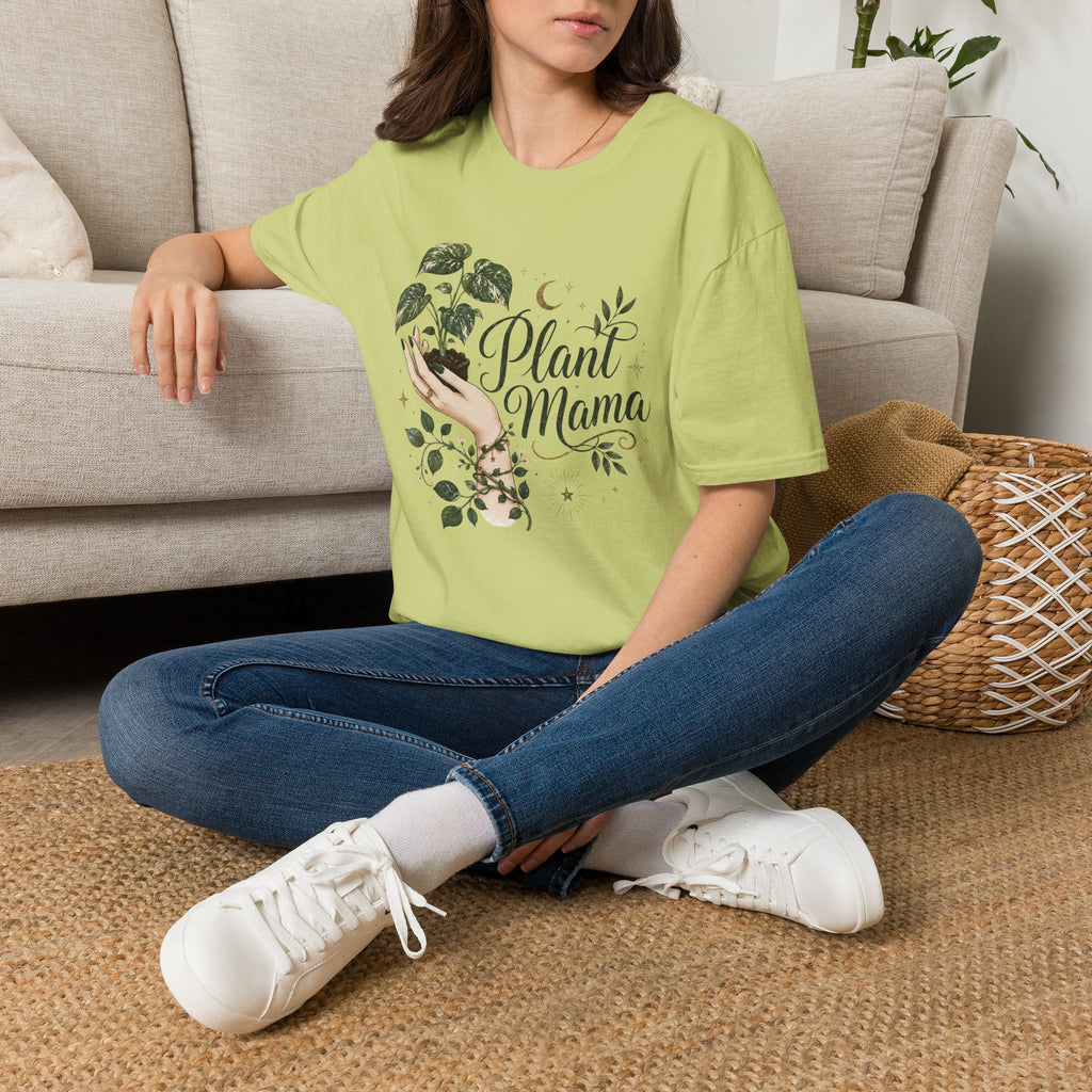 Plant Mama Moon Hand T-Shirt C1