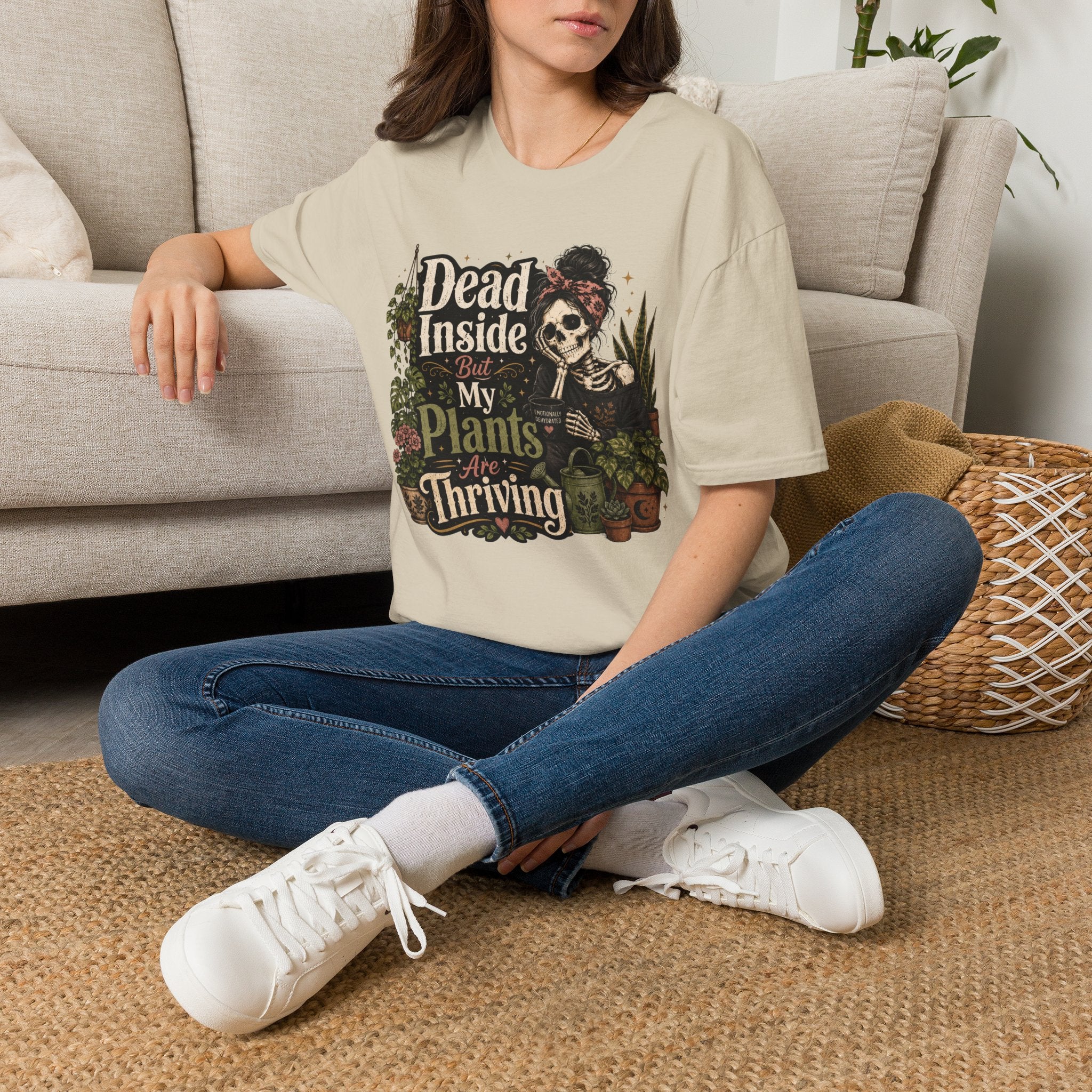 Dead Inside But My Plants Are Thriving C2 T-Shirt