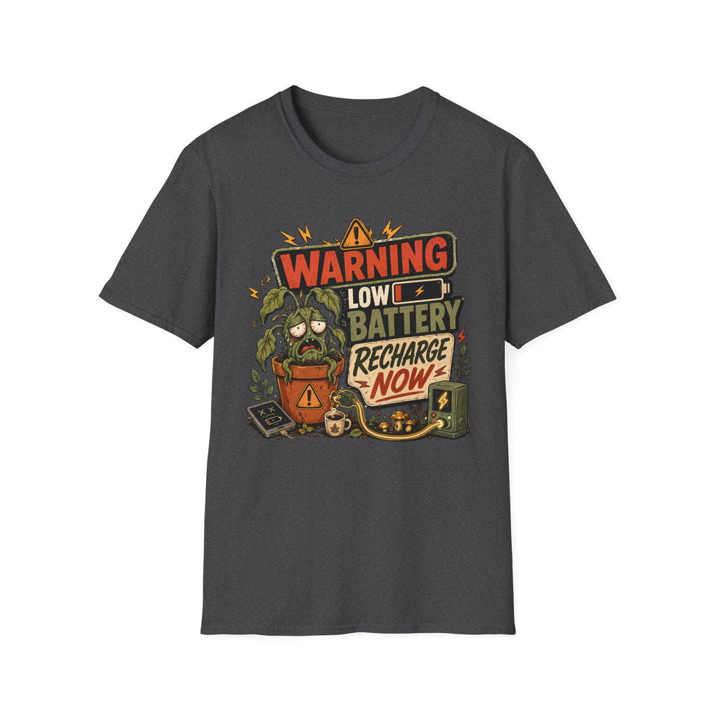 Warning Low Battery Recharge Now C1 T-Shirt