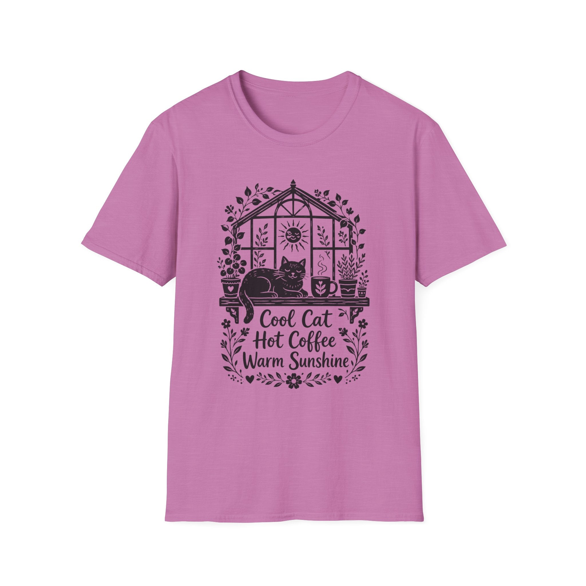 Cool Cat Hot Coffee Warm Sunshine T-Shirt