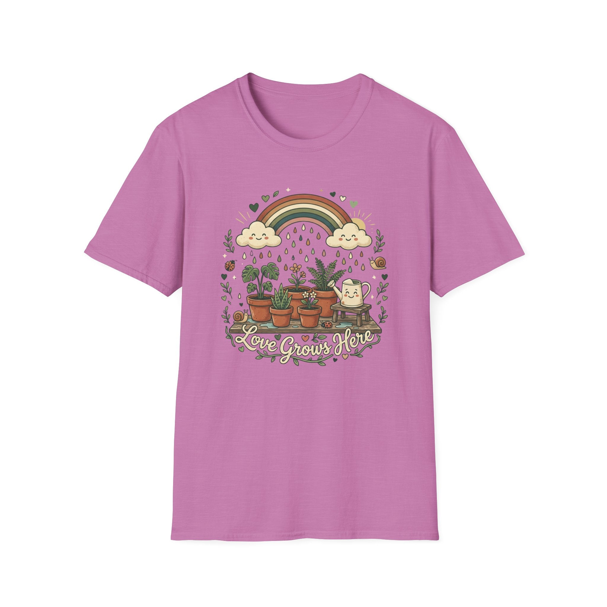 Rainbow Rain Love Grow Here G1 T-Shirt