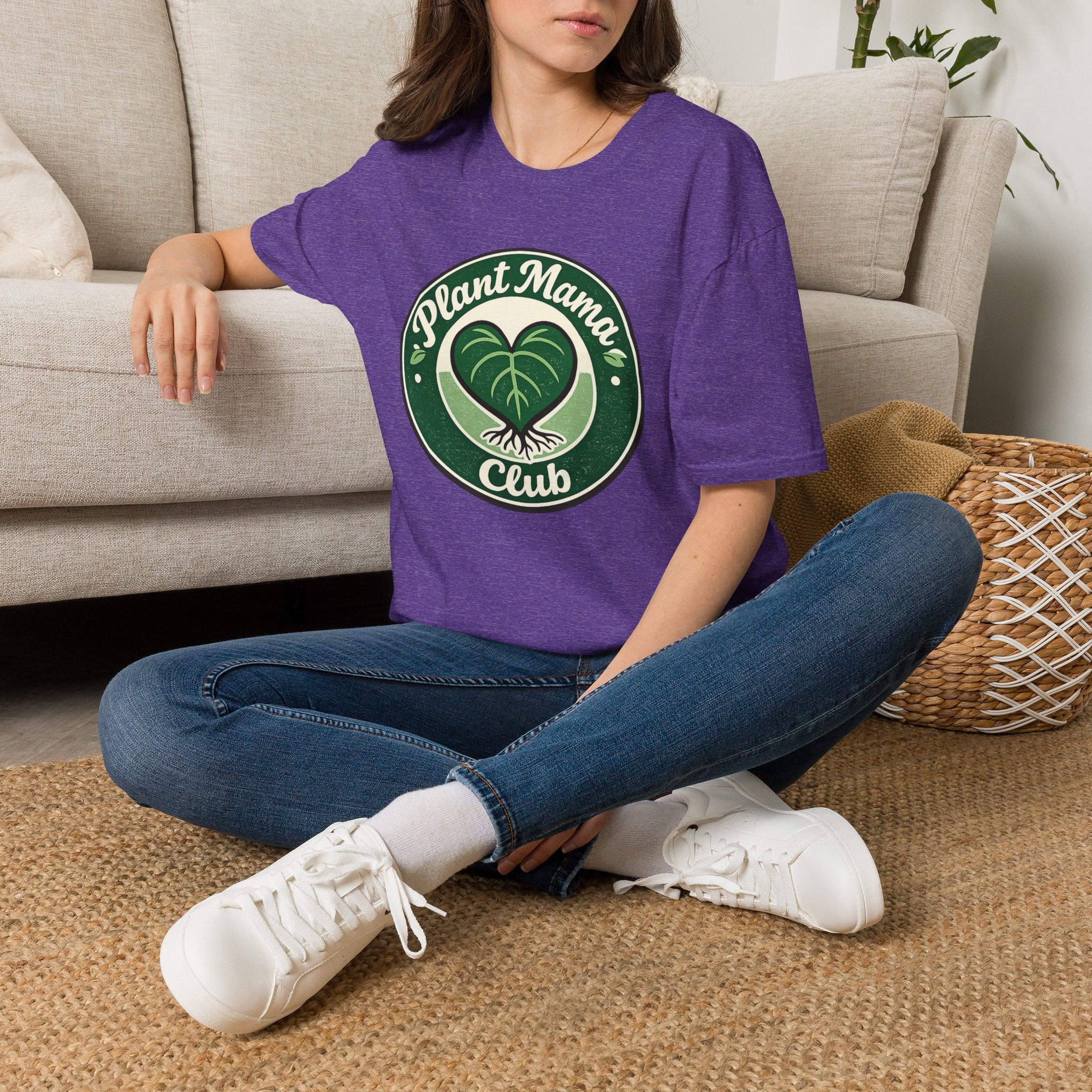 Plant Mama Club Heart Leaf C1 T-Shirt