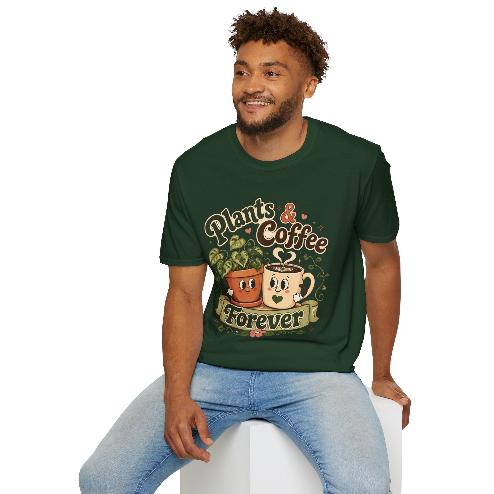 Plants & Coffee Forever C1 T-Shirt