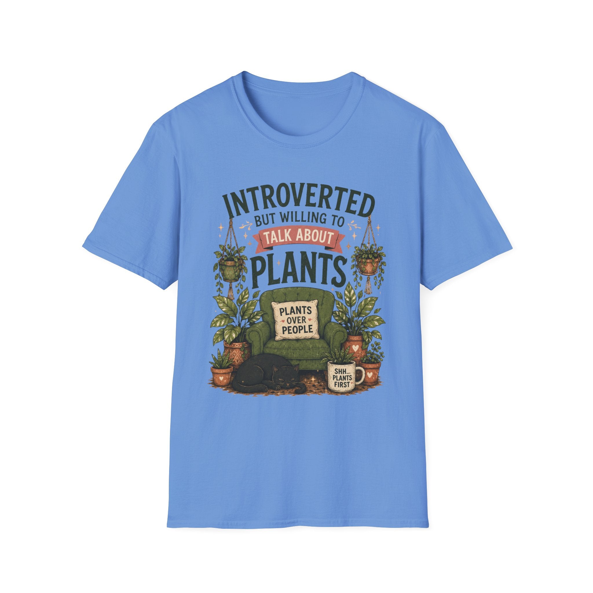 Introverted But Willing to Talk About Plants C1 T-Shirt