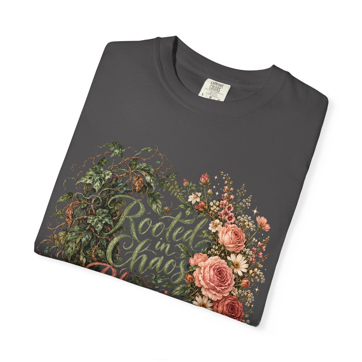 Rooted in Chaos Blooming in Spite of It Premium T-Shirt