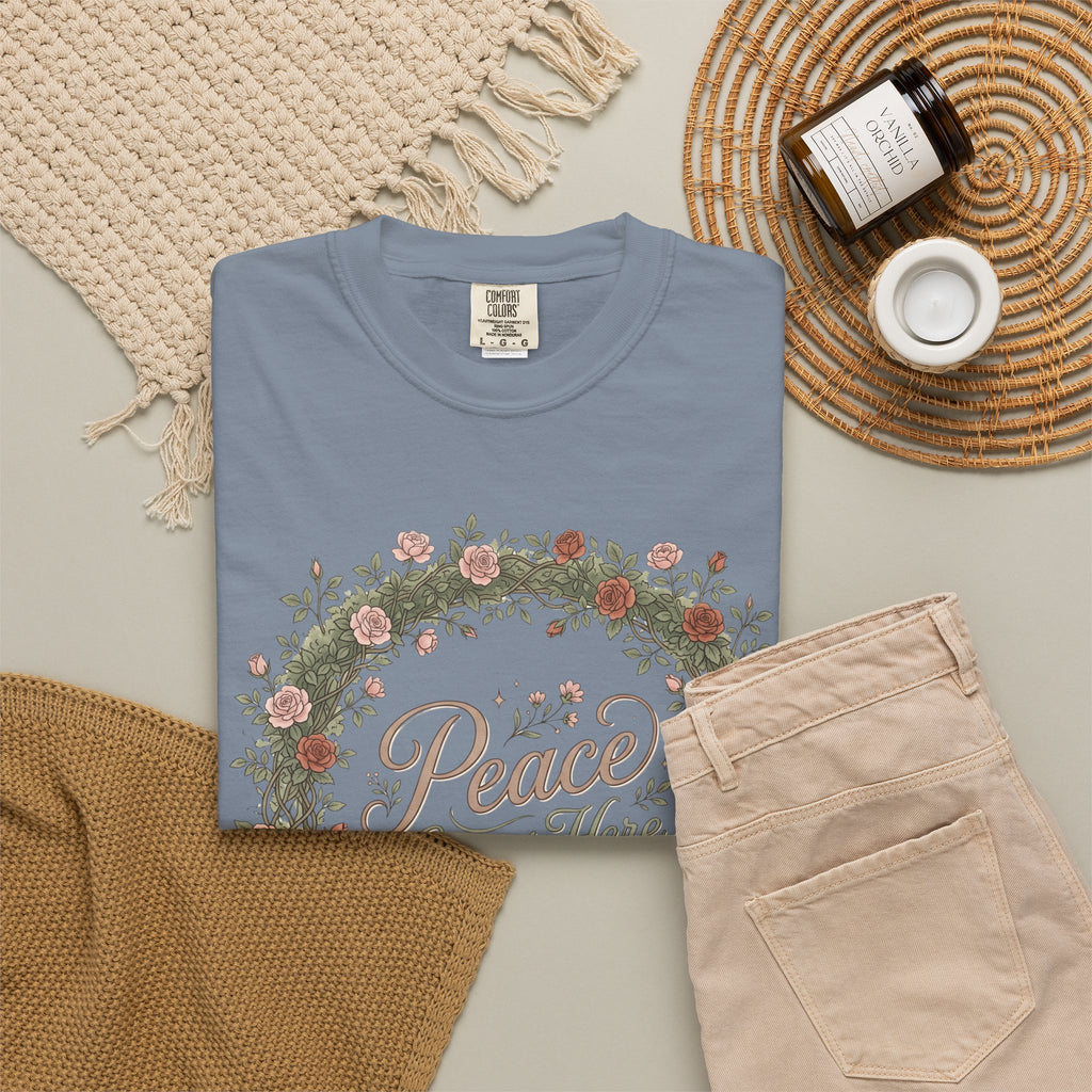 Peace Grows Here Premium T-Shirt