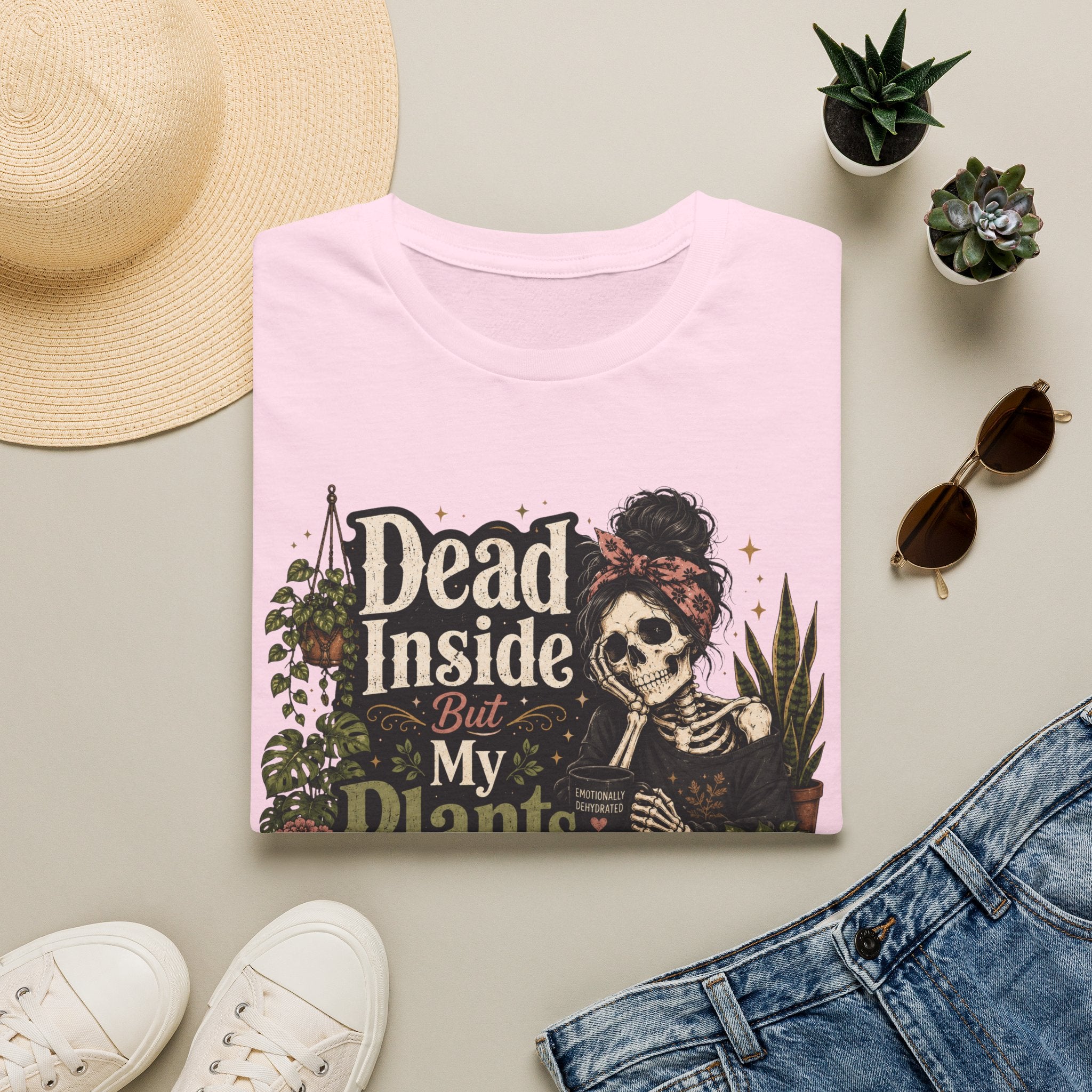 Dead Inside But My Plants Are Thriving C2 T-Shirt