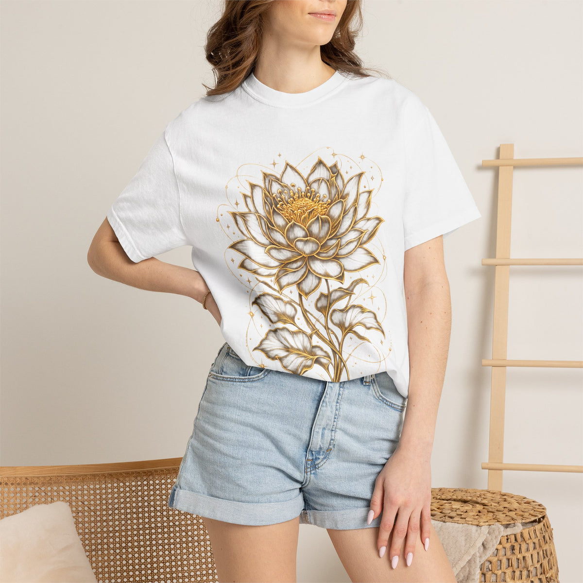 Lotus Flower Blooming Peace - Premium T-Shirt