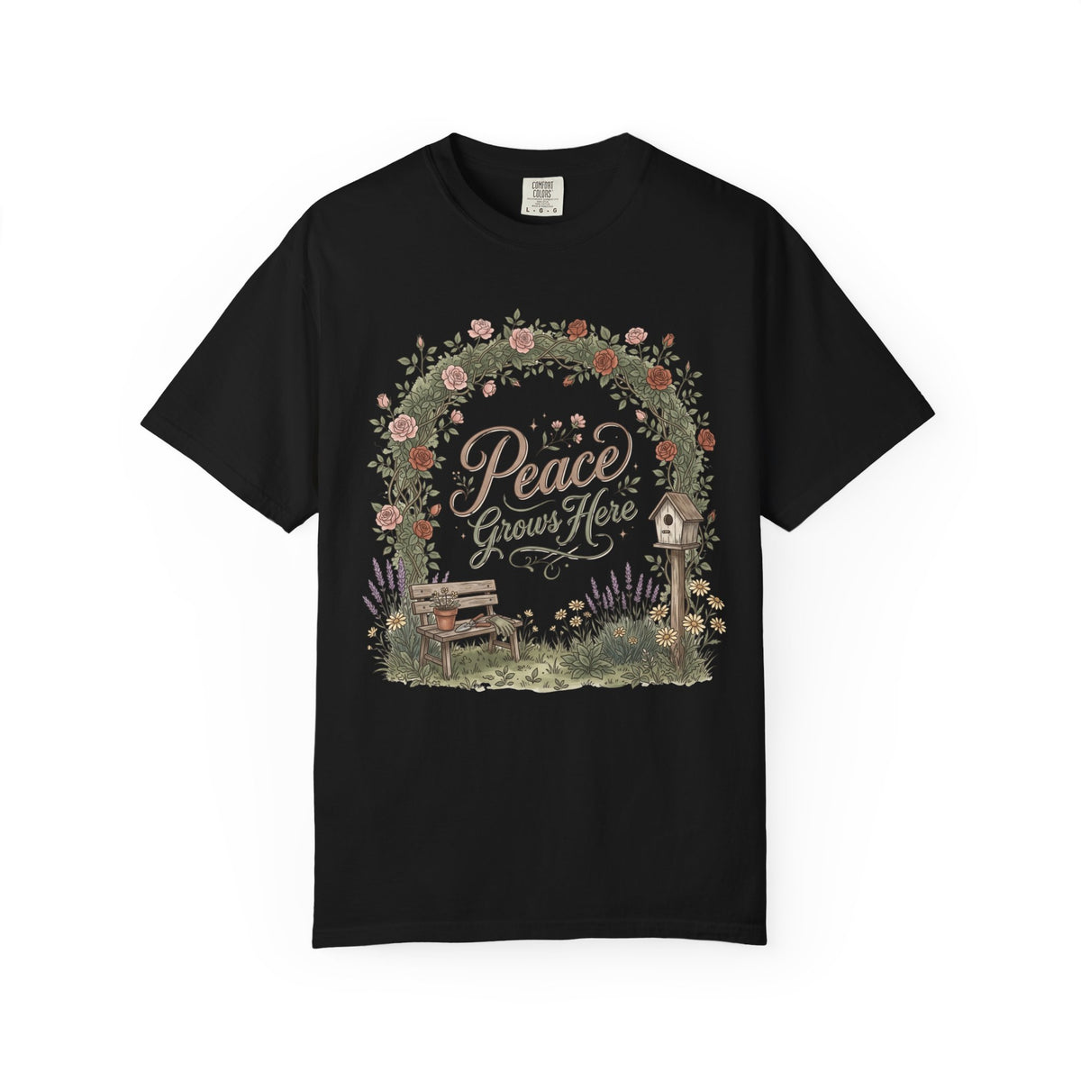 Peace Grows Here Premium T-Shirt