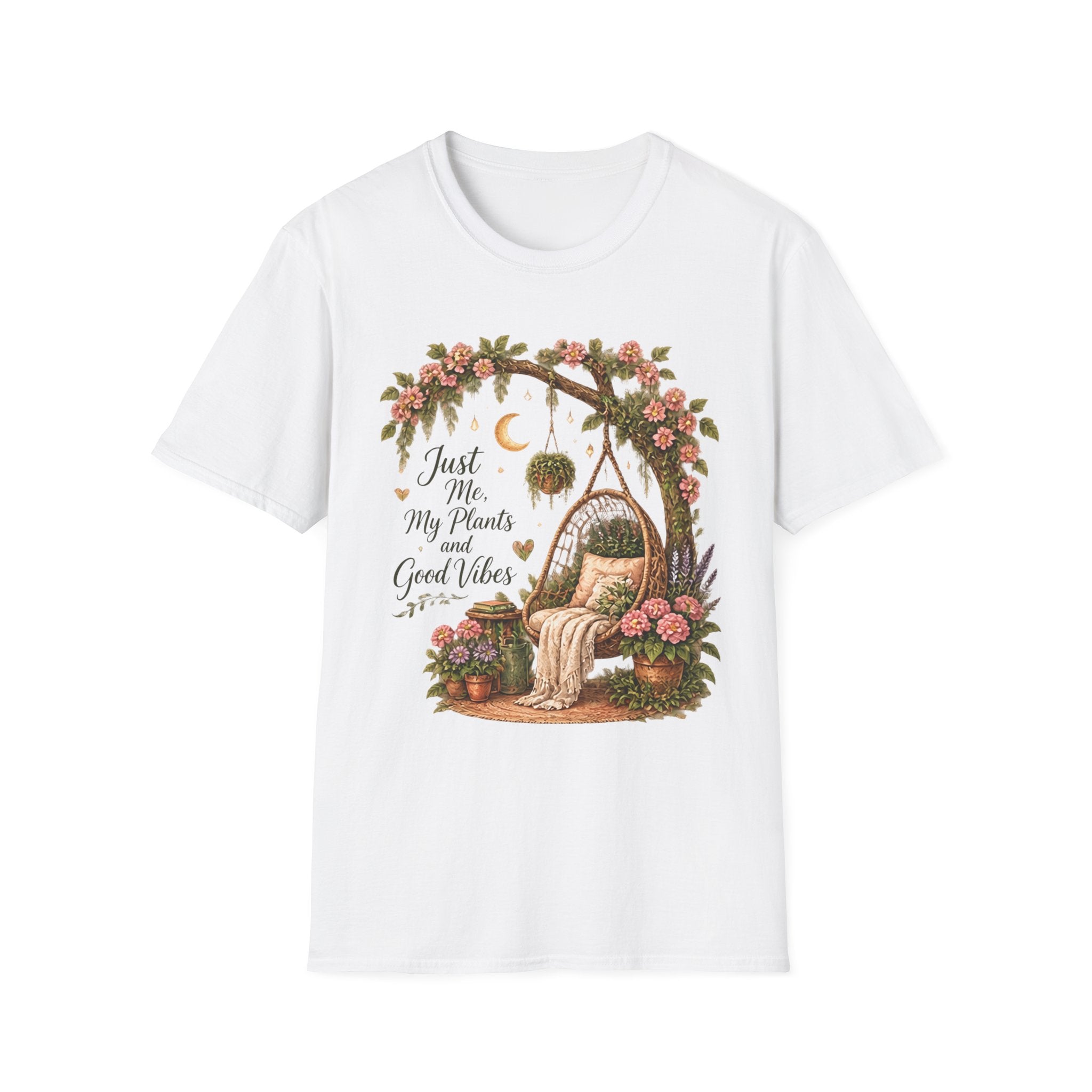 Just Me My Plants and Good Vibes C1 T-Shirt