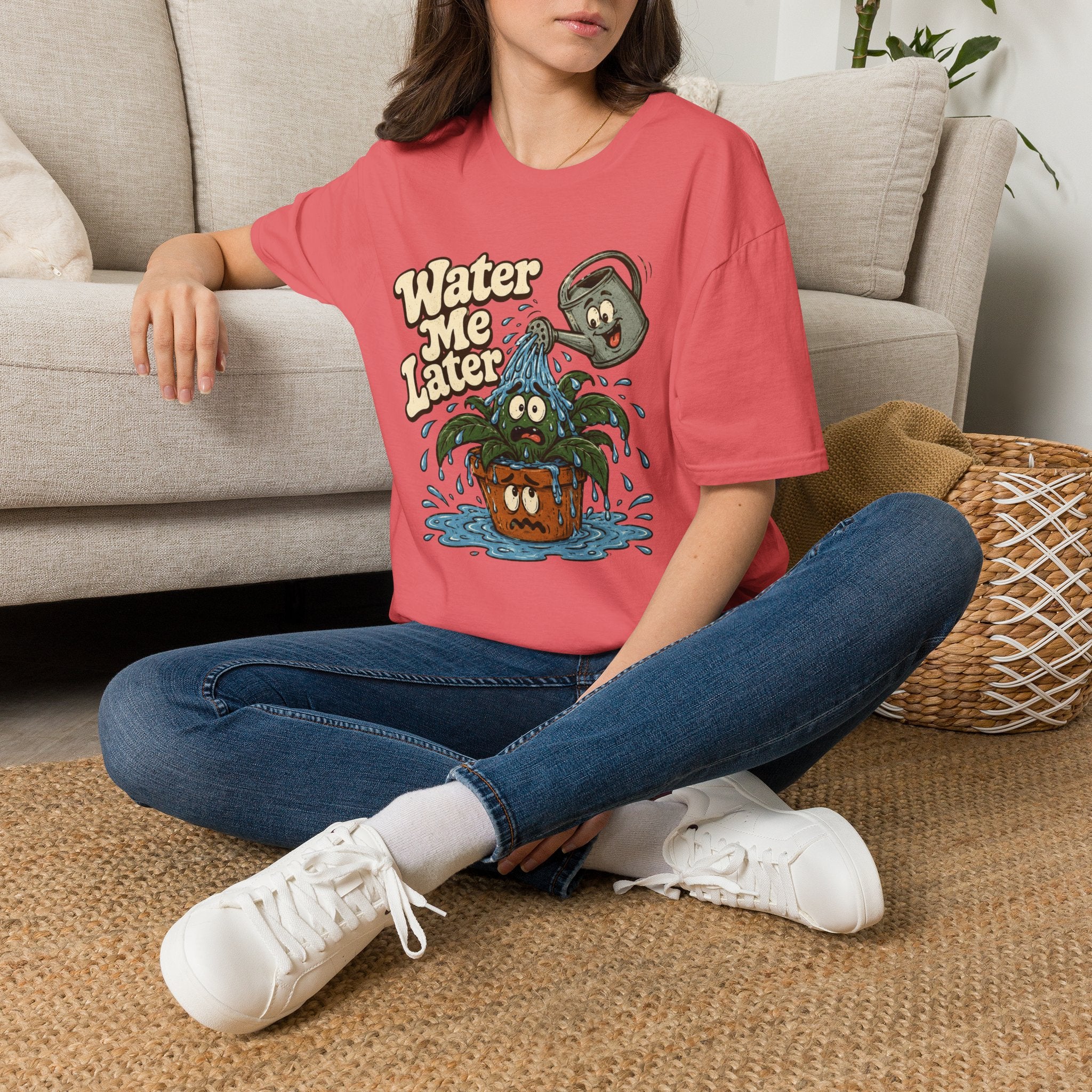 Water Me Later Overwatered Plant Panic C1 T-Shirt