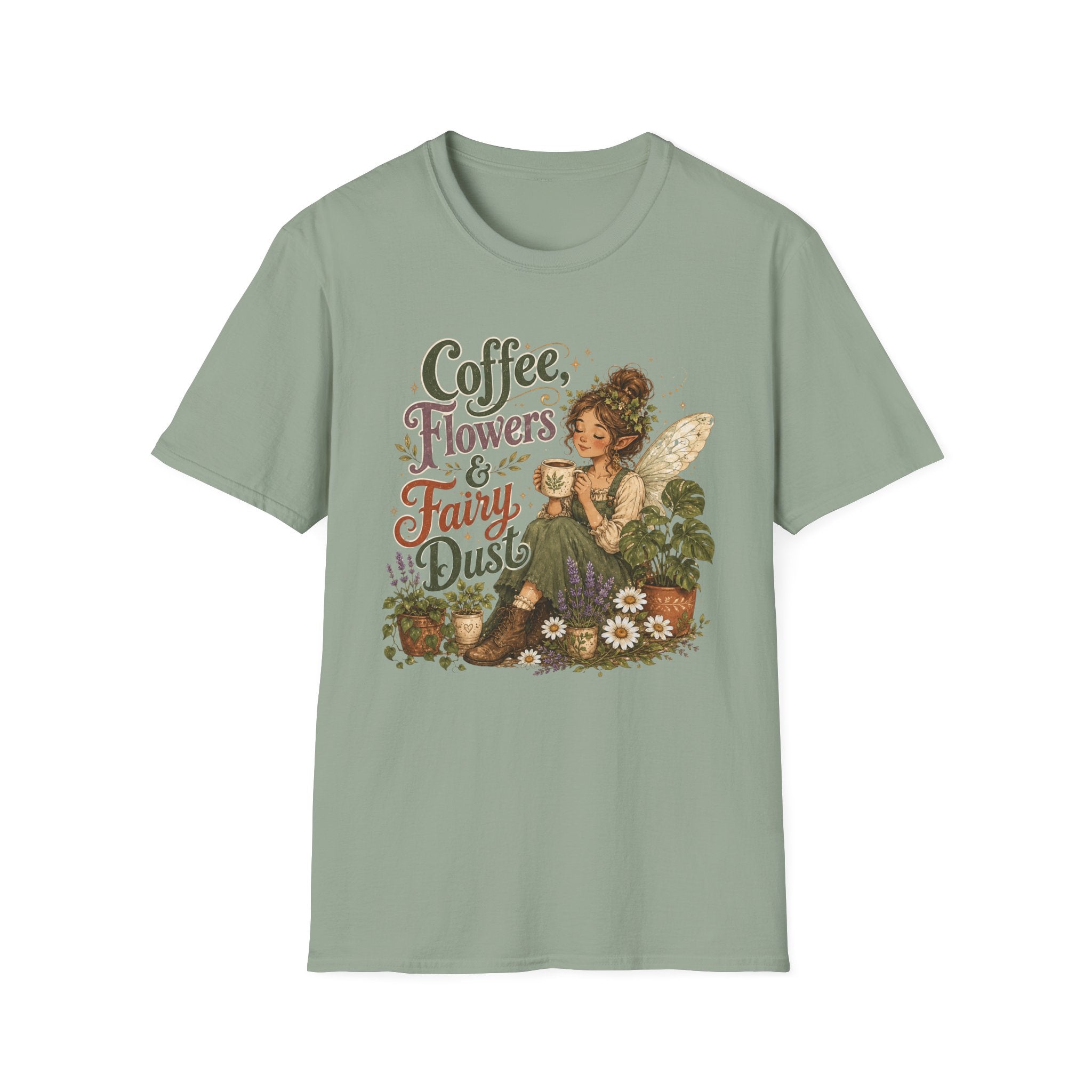 Coffee, Flowers & Fairy Dust C1 T-Shirt