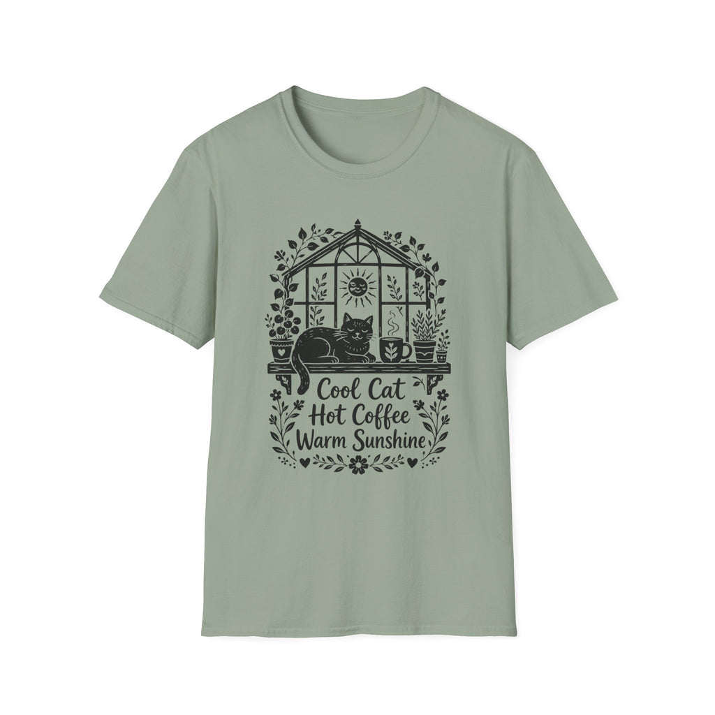 Cool Cat Hot Coffee Warm Sunshine T-Shirt