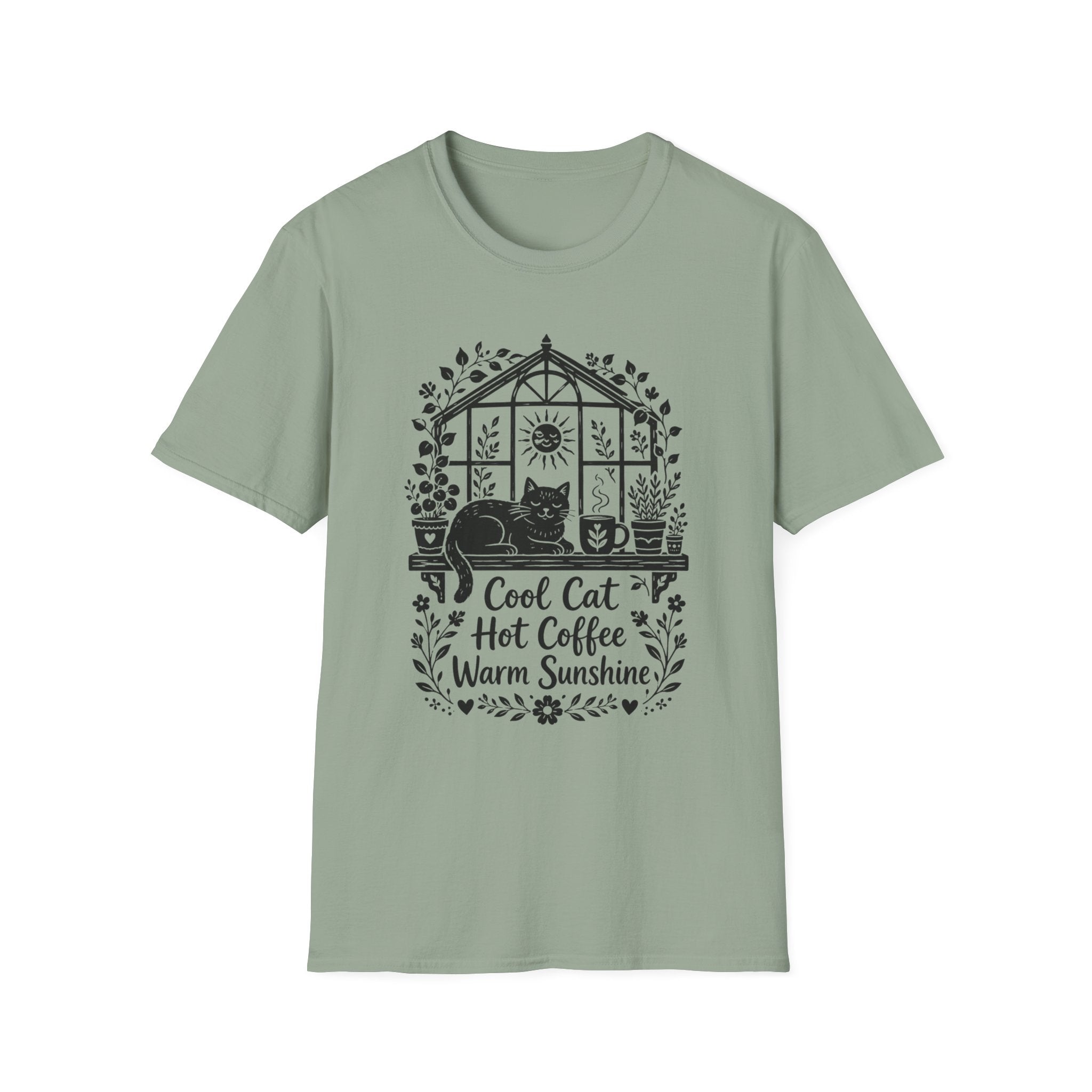 Cool Cat Hot Coffee Warm Sunshine T-Shirt