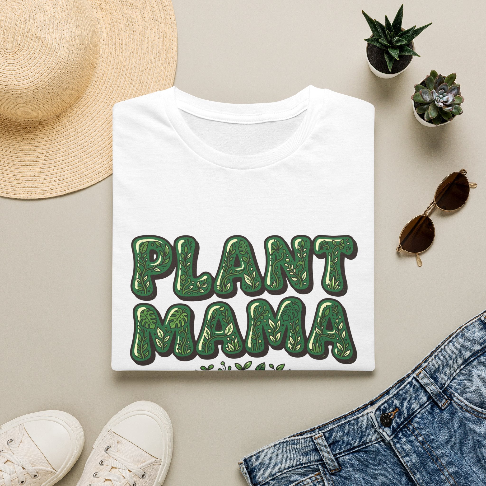 Plant Mama Text G1 T-Shirt