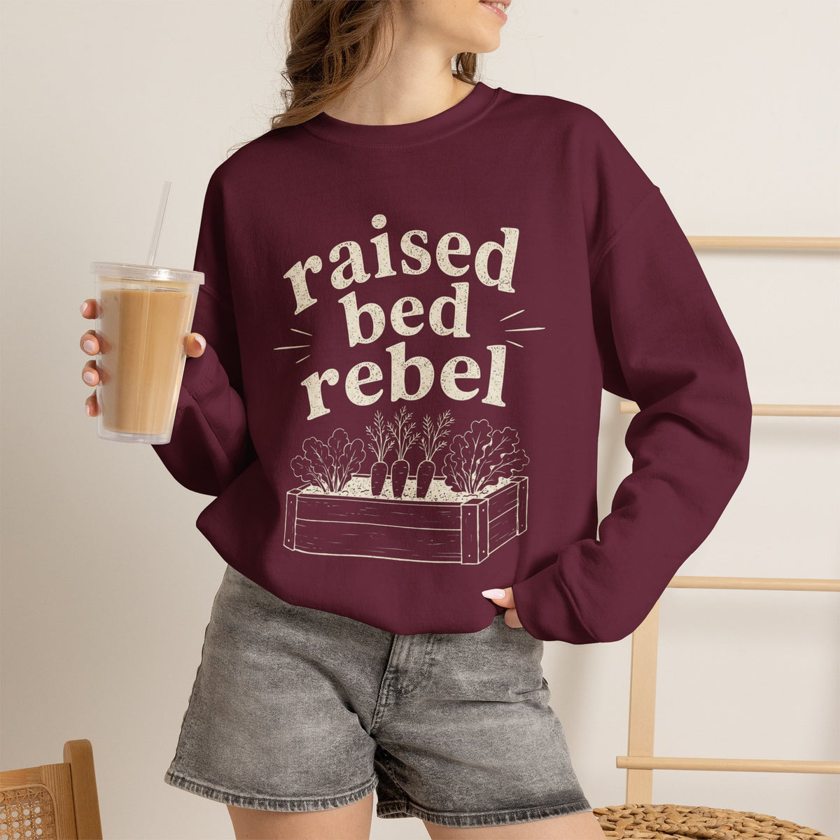 raised bed rebel C2 Crewneck Sweatshirt
