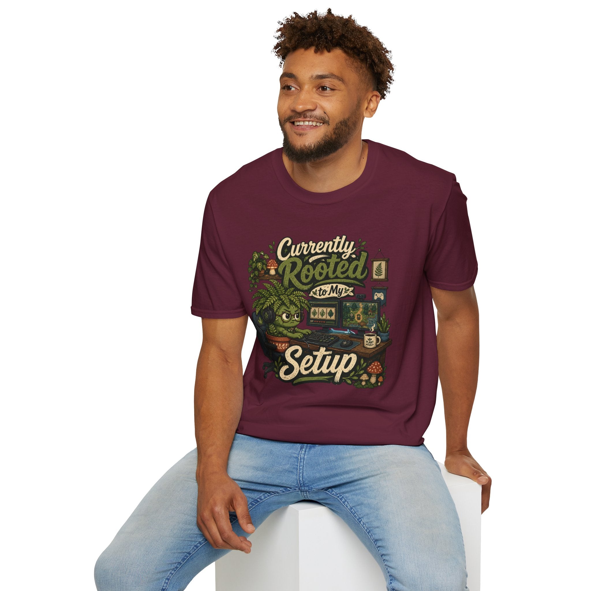 Currently Rooted to My Setup C1 T-Shirt