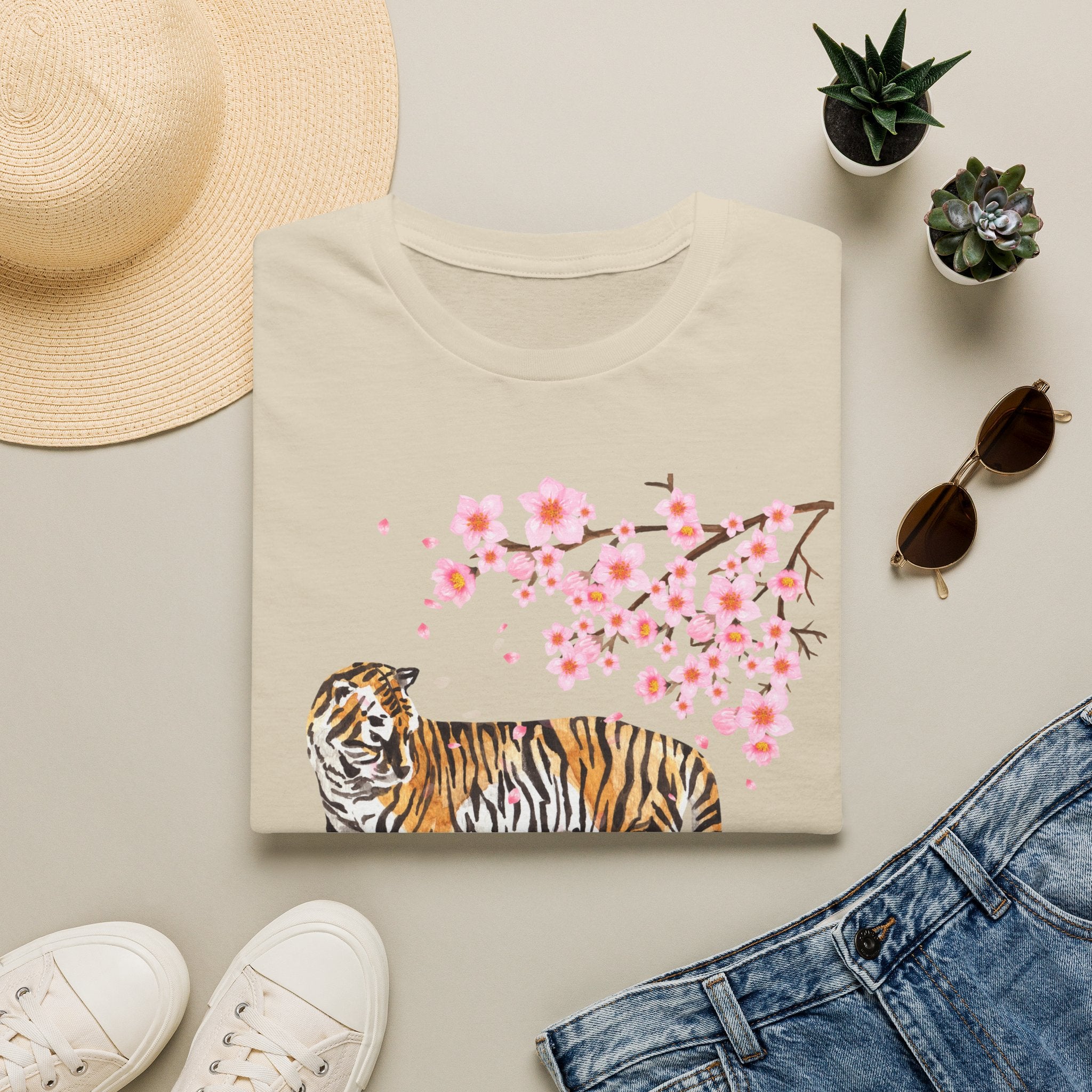 Easy Tiger Cherry Blossoms T-Shirt