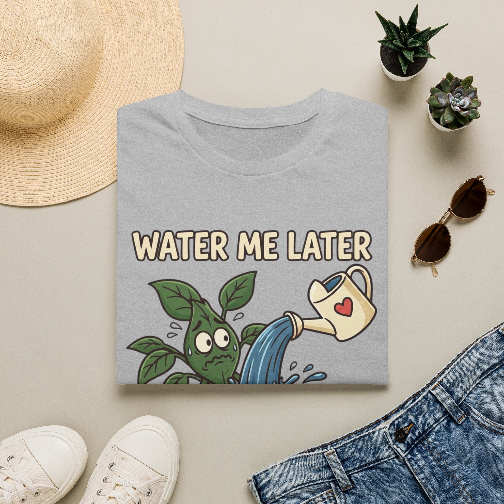 Water Me Later Overwatered Plant Panic G1 T-Shirt