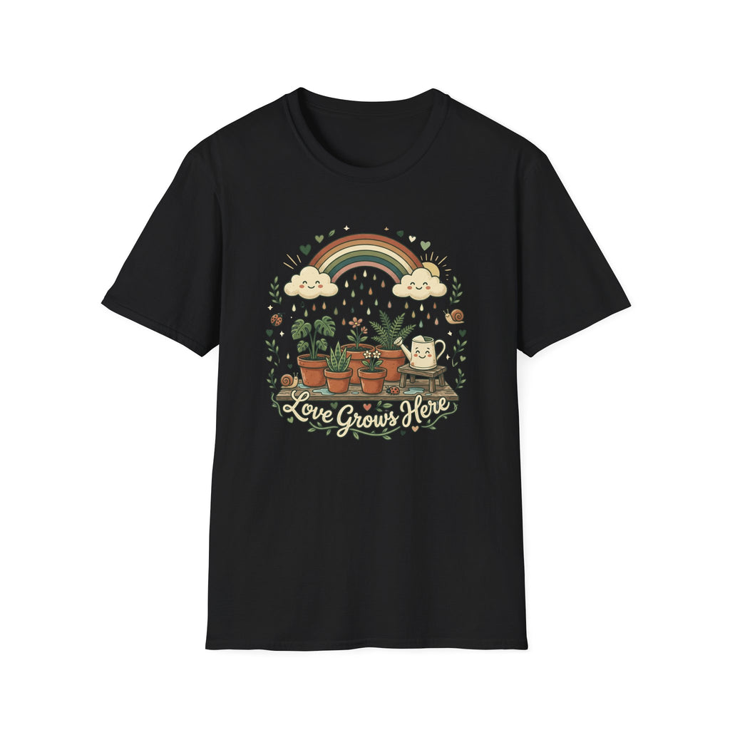 Rainbow Rain Love Grow Here G1 T-Shirt