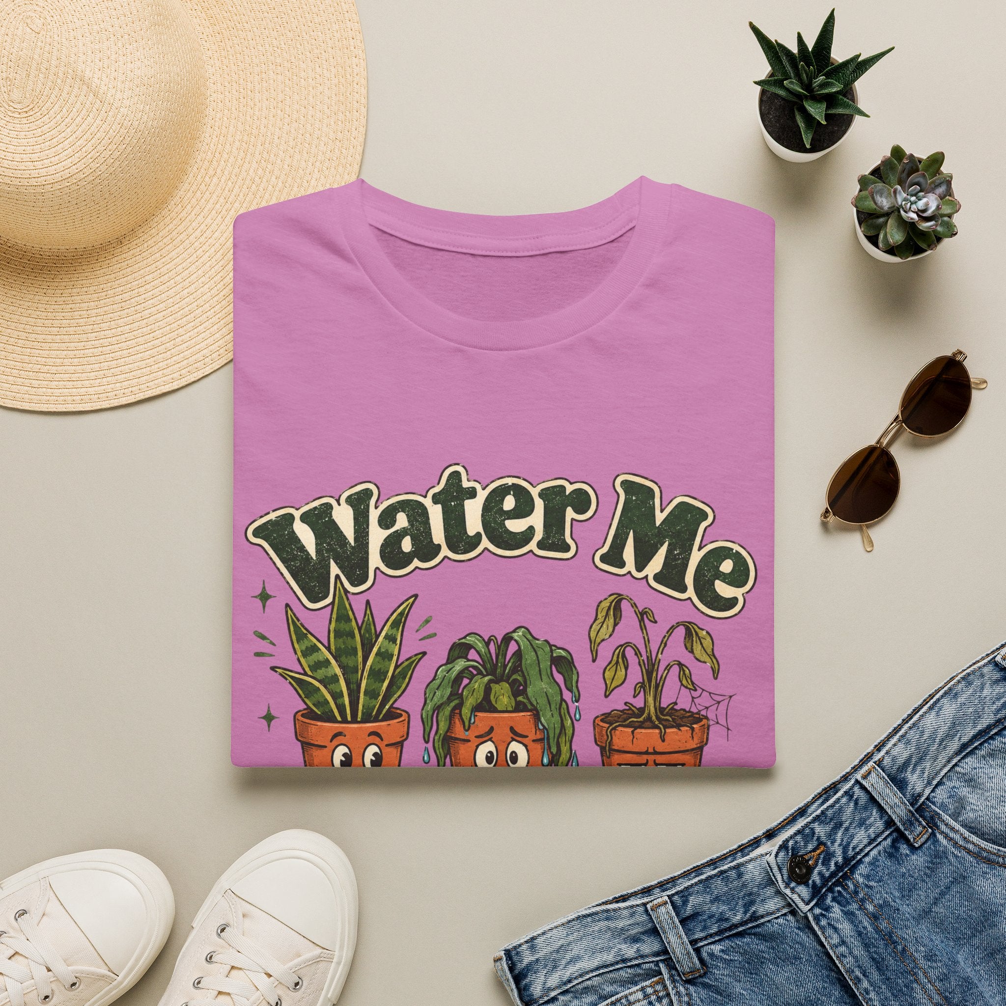 Water Me Later Overwatered Plant Panic C1 T-Shirt