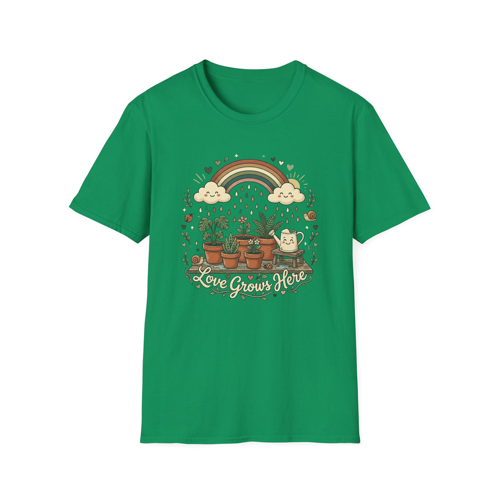 Rainbow Rain Love Grow Here G1 T-Shirt