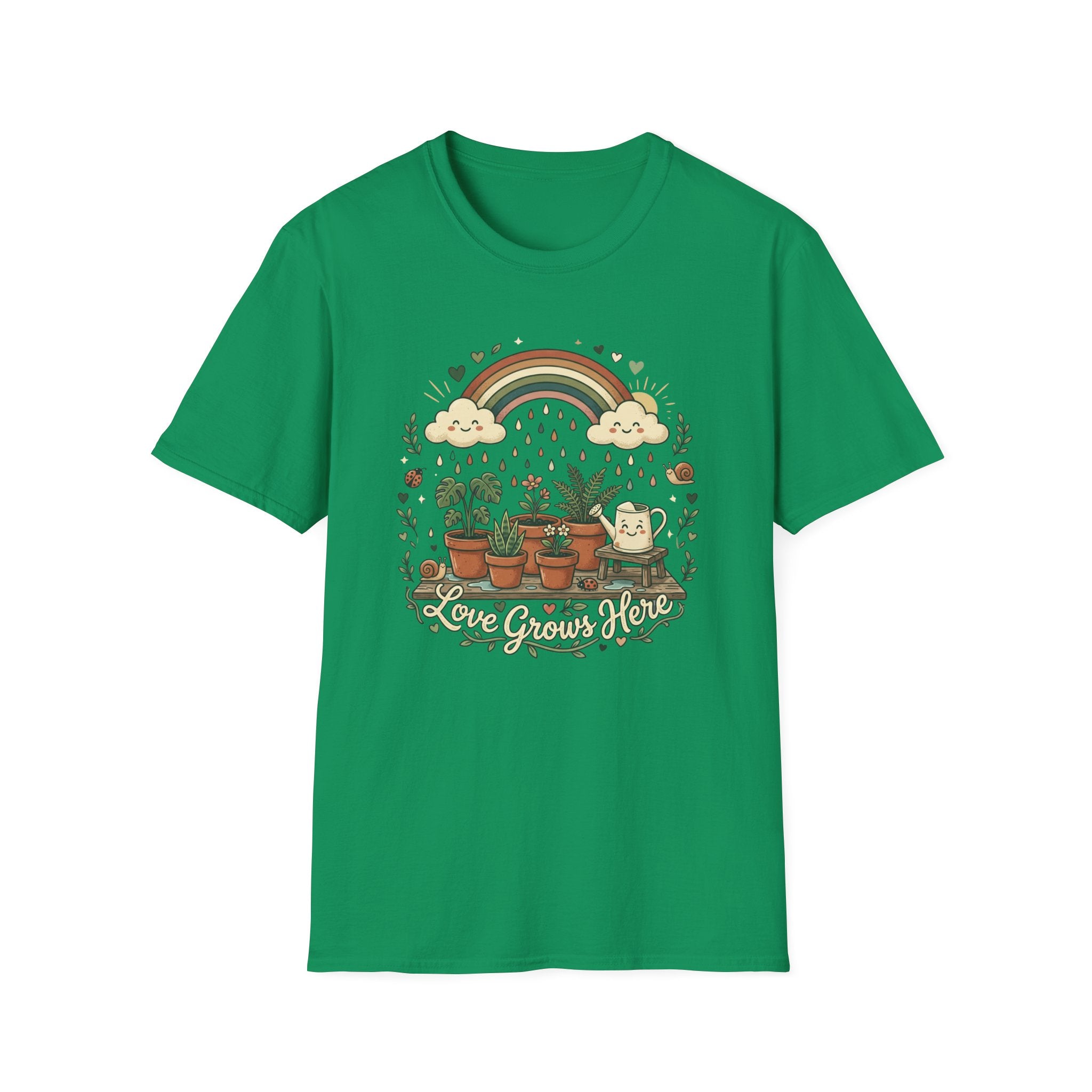 Rainbow Rain Love Grow Here G1 T-Shirt