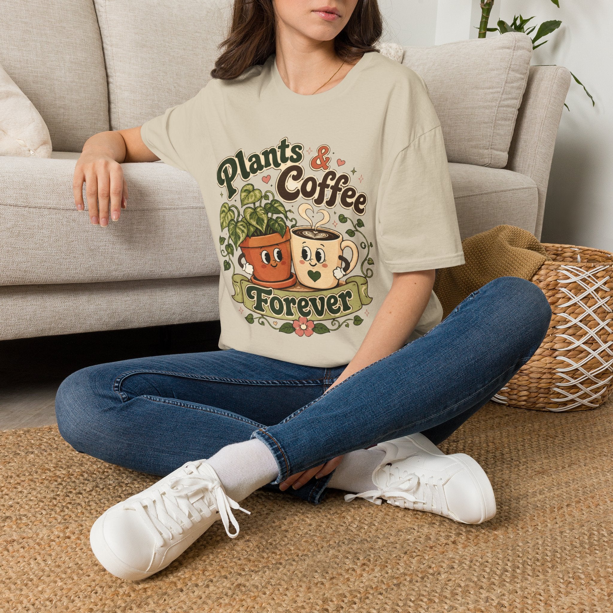 Plants & Coffee Forever C1 T-Shirt