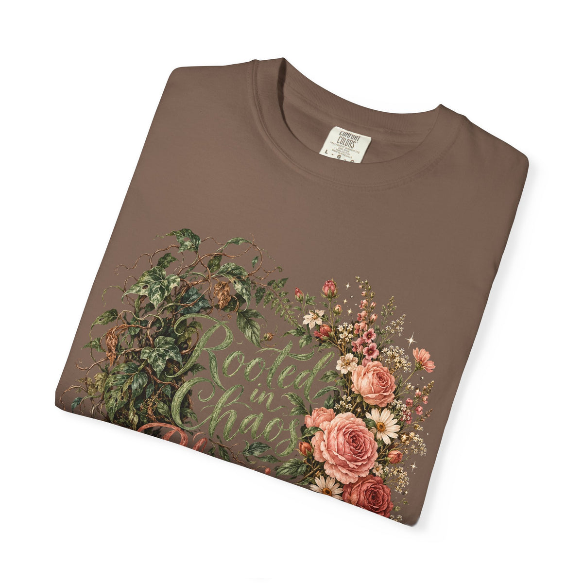 Rooted in Chaos Blooming in Spite of It Premium T-Shirt
