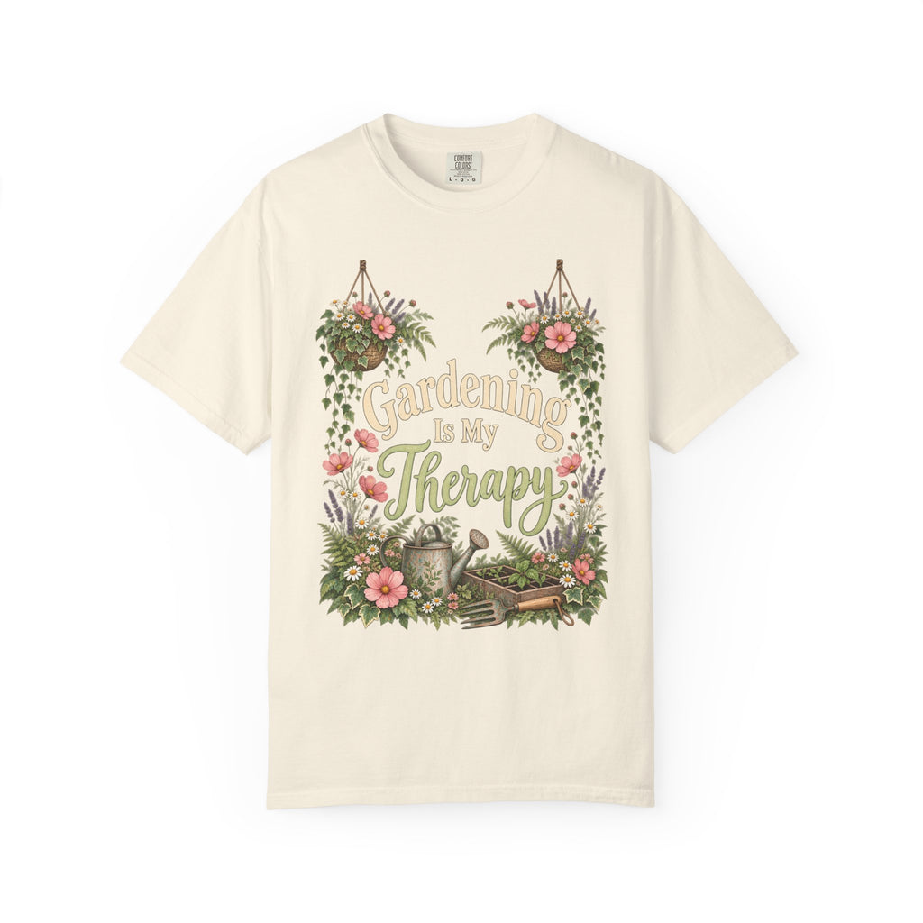 Gardening is My Therapy - Premium T-Shirt