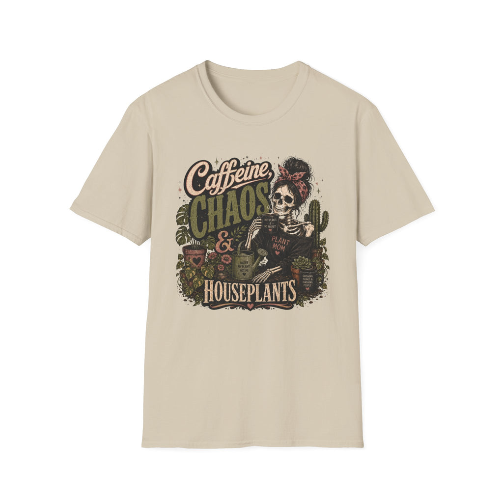Caffeine Chaos Houseplants Gothic C1 T-Shirt
