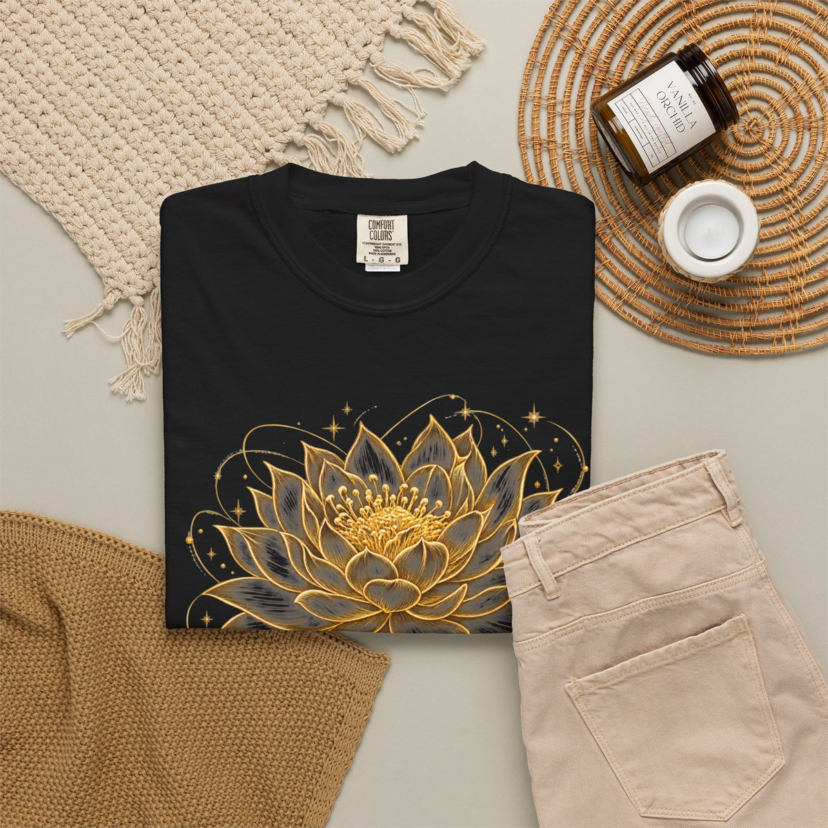 Lotus Flower Blooming Peace - Premium T-Shirt