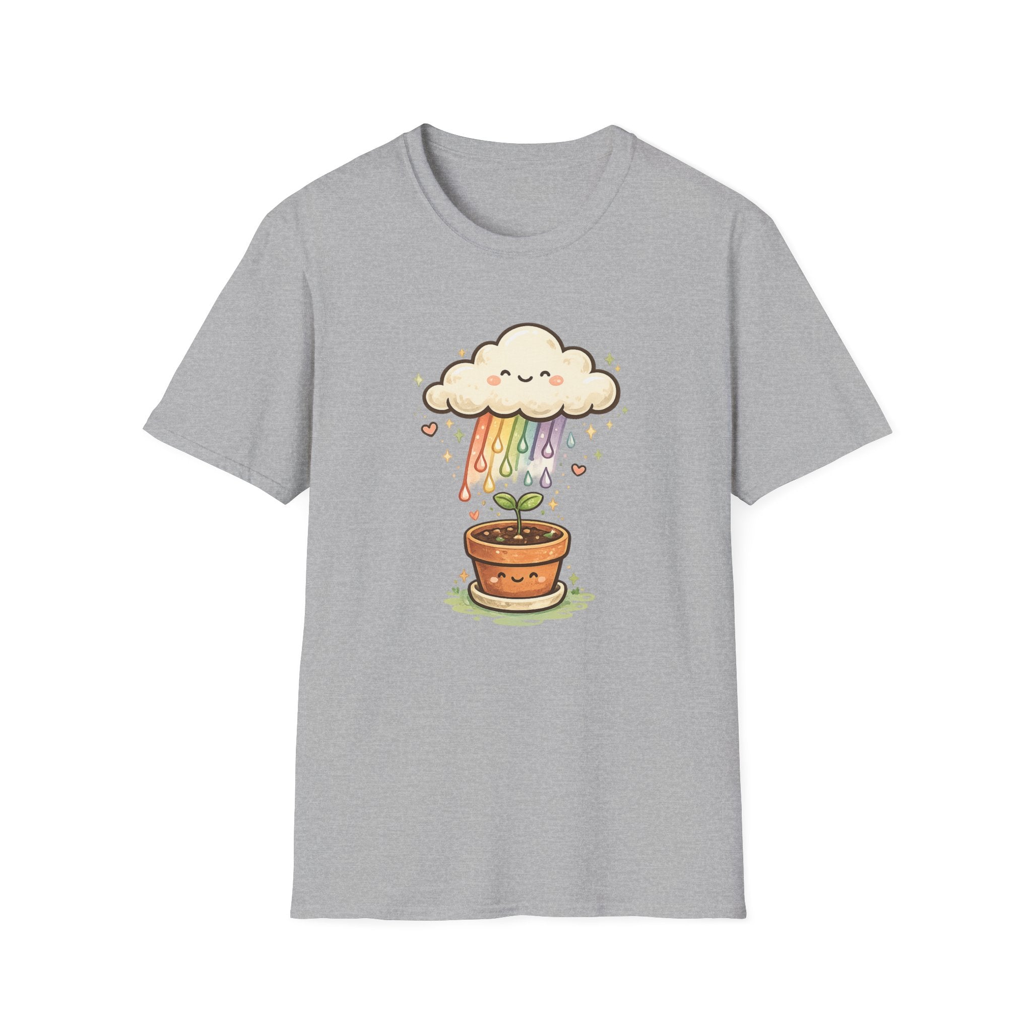 Rainbow Rain Pot C1 T-Shirt