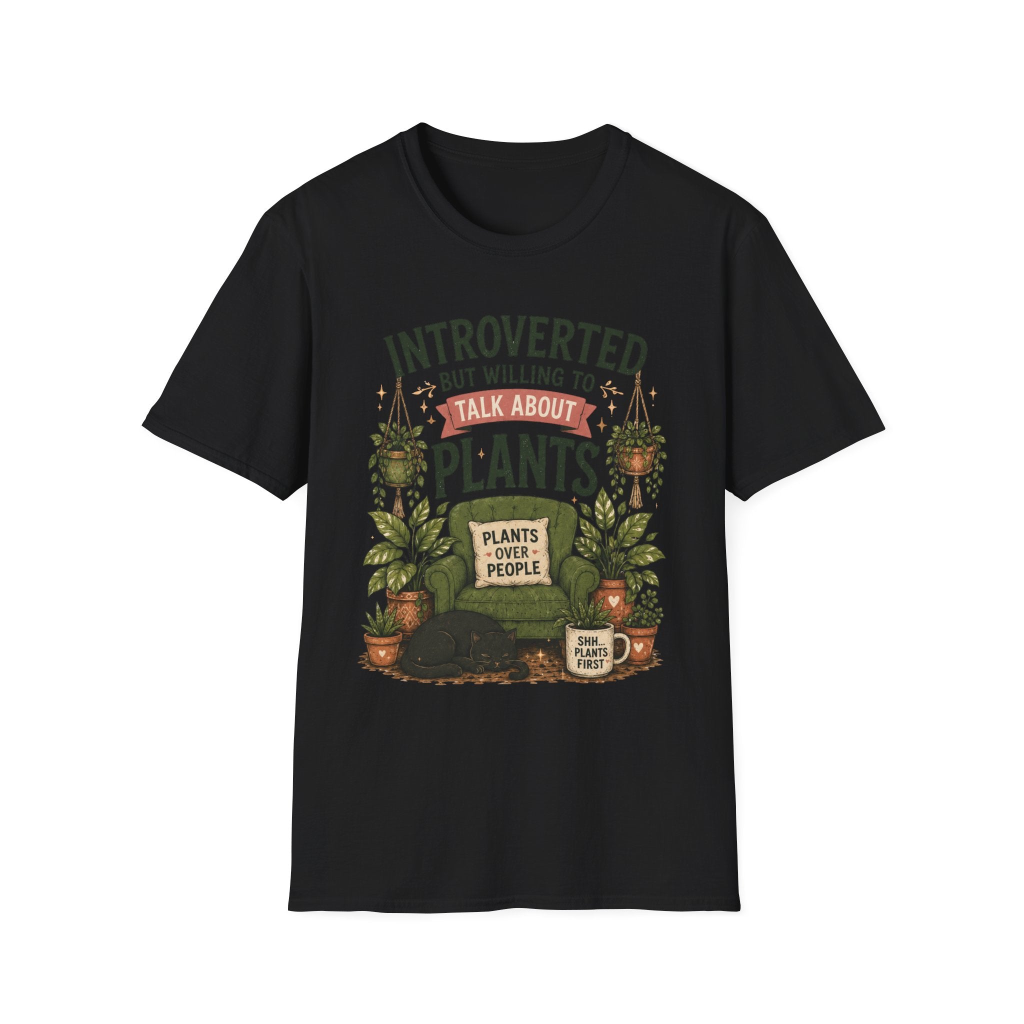 Introverted But Willing to Talk About Plants C1 T-Shirt