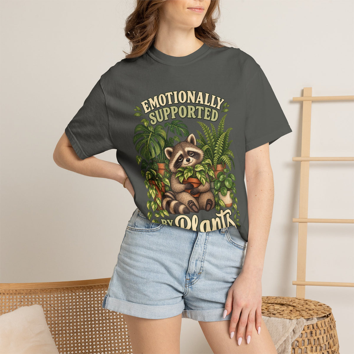 Emotionally Supported by Plants Plant T-Shirt