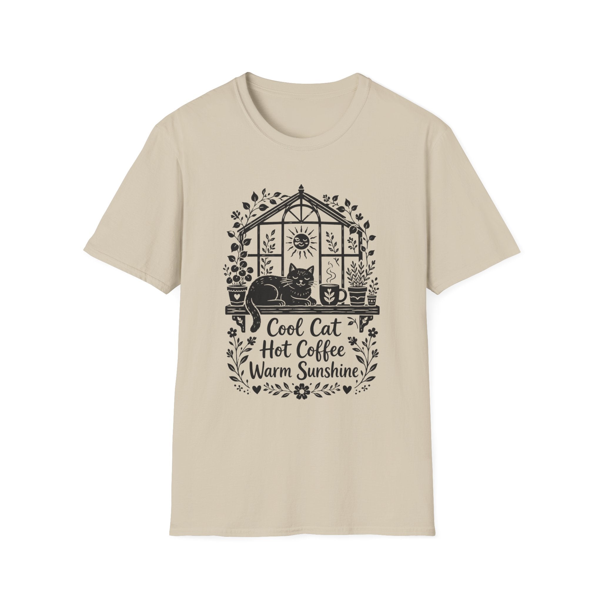 Cool Cat Hot Coffee Warm Sunshine T-Shirt